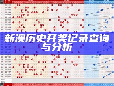 新澳历史开奖记录查询与分析